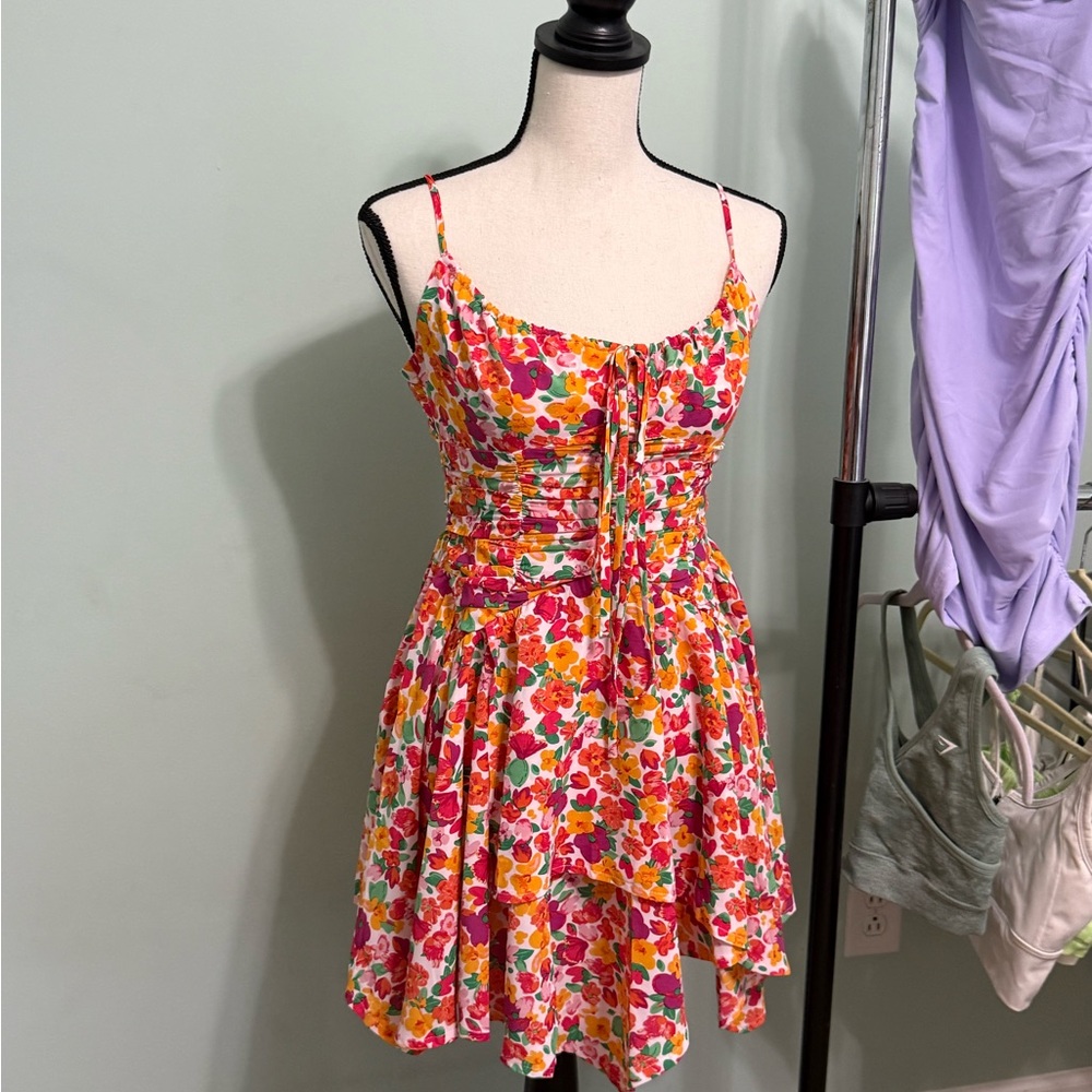 Floral Multicolor Summer Dress